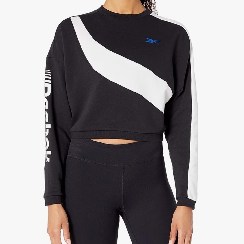 Reebok Workout Ready Meet You There Colorblocked Crewneck